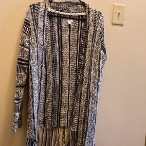 Black and White Sweater/Cardigan